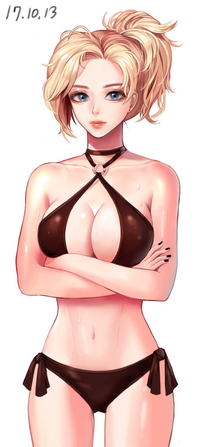 mercy (overwatch and 1 more) drawn by blcackup