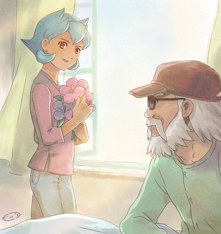 rococo urupa and endou daisuke (inazuma eleven) drawn by mizuhara_aki
