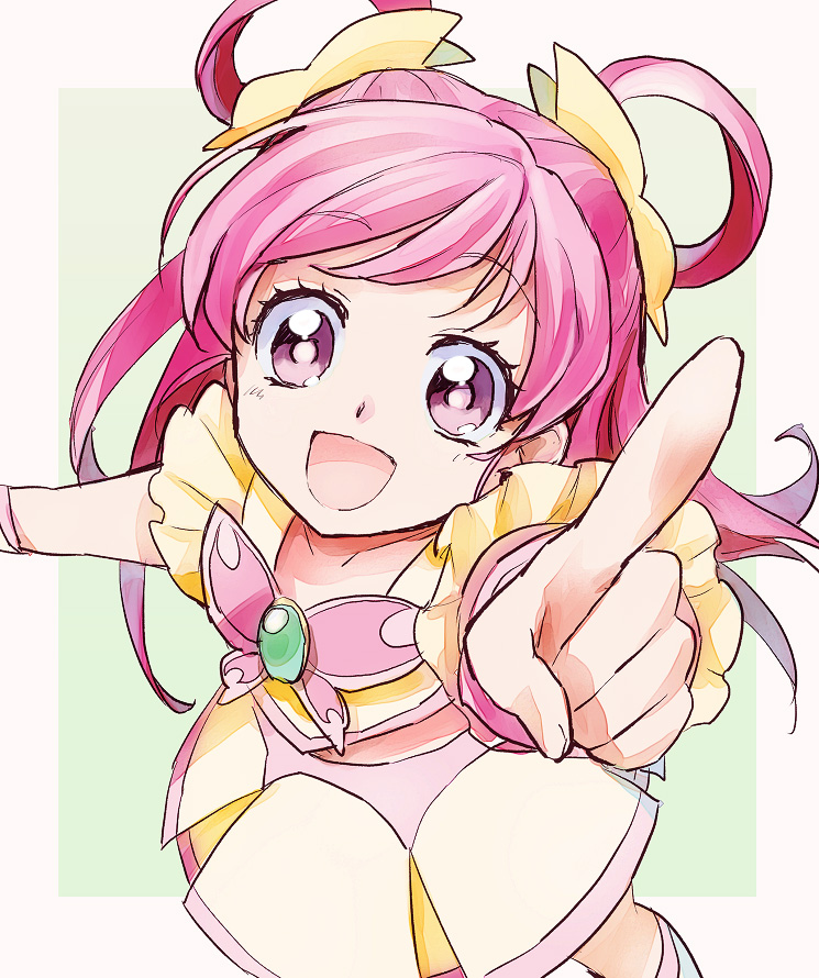 yumehara nozomi and cure dream (precure and 1 more) drawn by kurochiroko