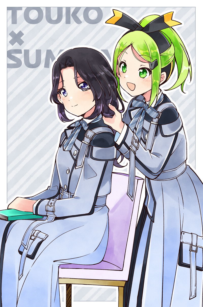orihara sumika and kiryu touko (22/7) drawn by trefle_r