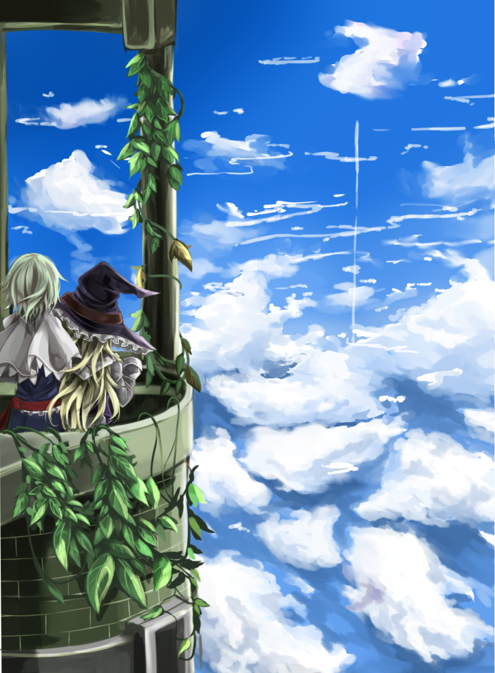 kirisame marisa and alice margatroid (touhou) drawn by orein