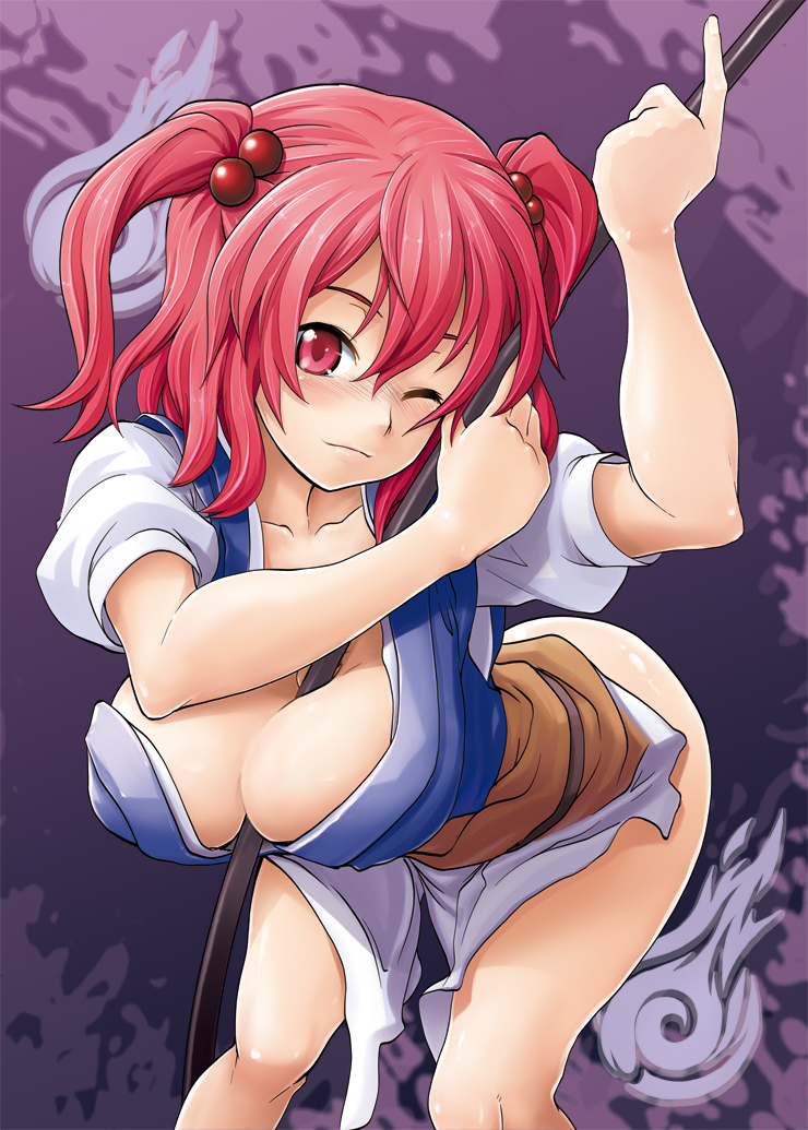 onozuka komachi (touhou) drawn by soba_(saz)