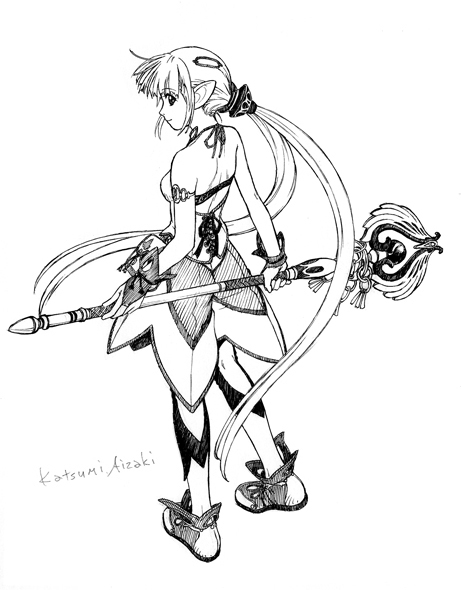 alfina (grandia and 1 more) drawn by aizaki_katsumi