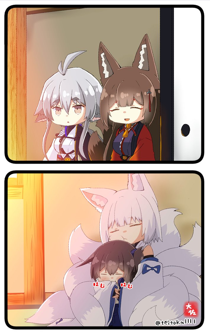 kaga, amagi, and tosa (kantai collection and 1 more) drawn by taisa_(kari)