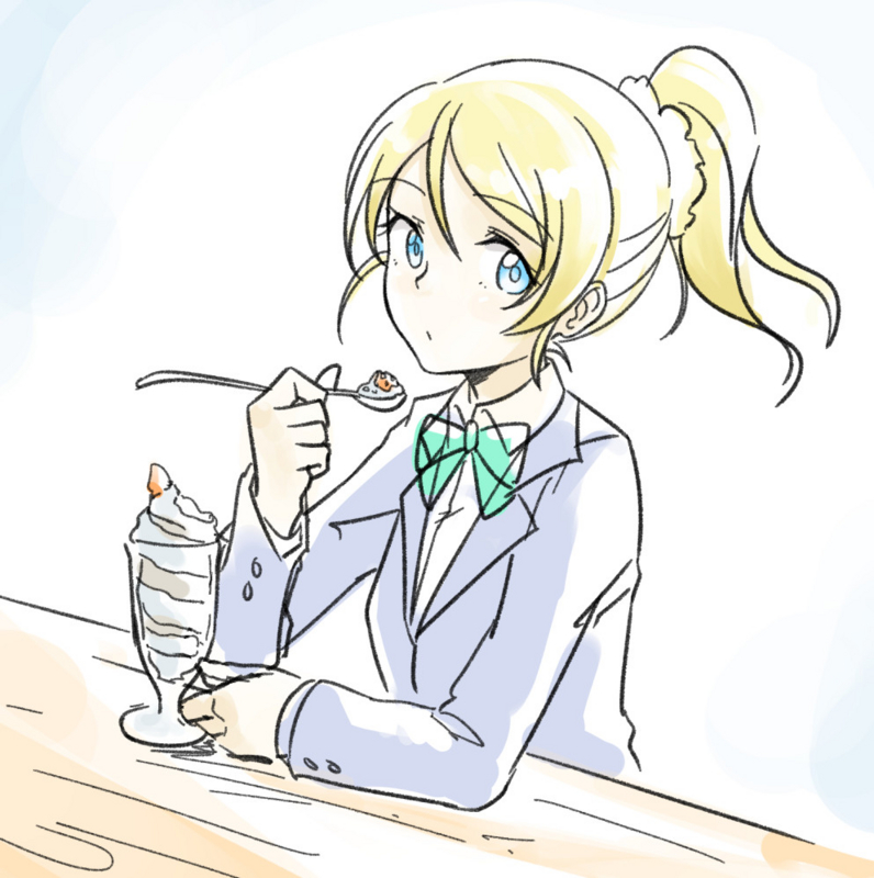 ayase eli (love live! and 1 more) drawn by pas_(paxiti)