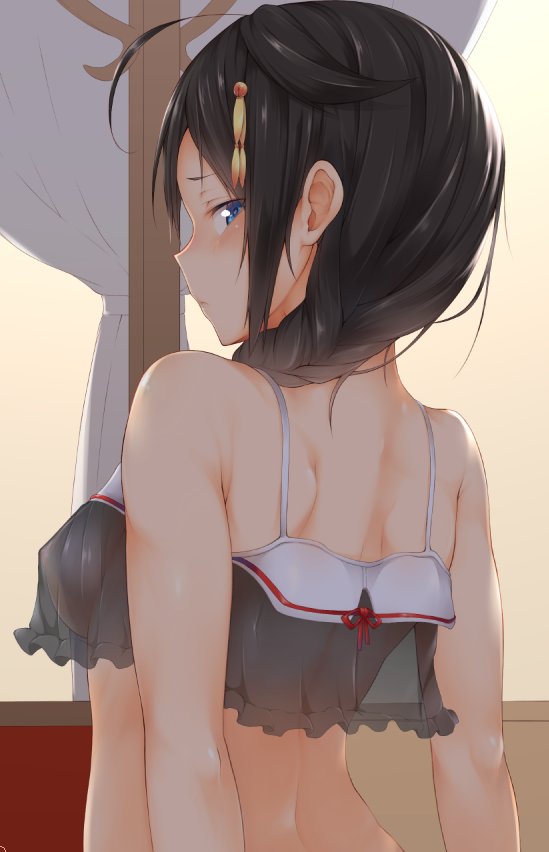 shigure and shigure kai ni (kantai collection) drawn by spirytus_tarou