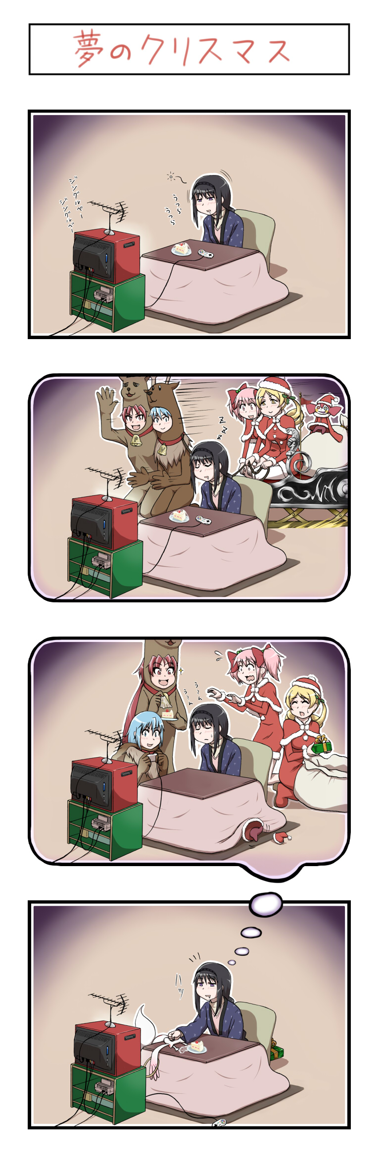 akemi homura, kaname madoka, miki sayaka, sakura kyoko, tomoe mami, and 2 more (mahou shoujo madoka magica and 1 more) drawn by yt_(yt_ty)