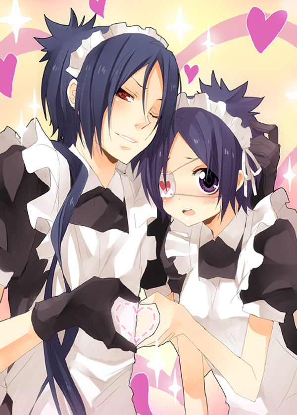 chrome dokuro and rokudou mukuro (katekyo hitman reborn!) drawn by kurot