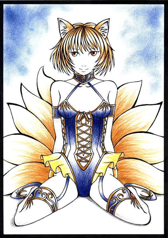 yakumo ran (touhou) drawn by hakkyou_seinen_dogura_magura