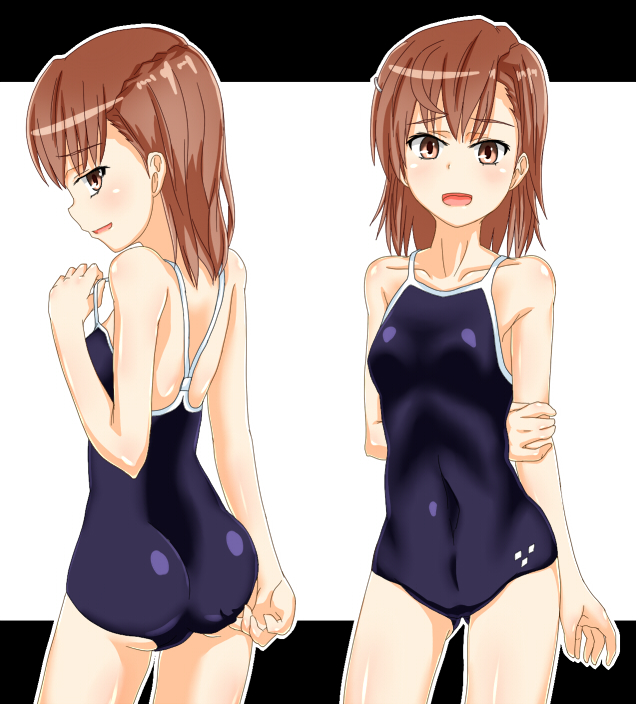 misaka mikoto (toaru majutsu no index and 1 more) drawn by etsuji