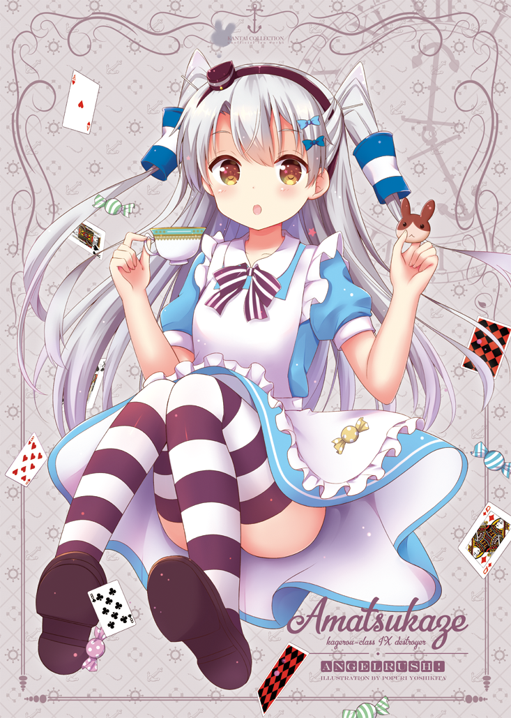 amatsukaze and alice (kantai collection and 1 more) drawn by yoshikita_popuri