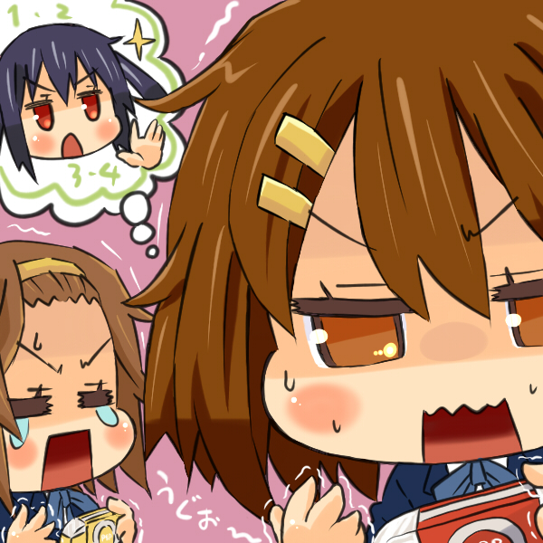 nakano azusa, hirasawa yui, and tainaka ritsu (k-on!) drawn by plover