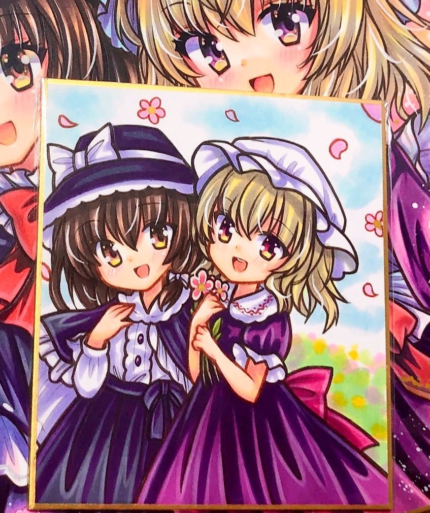 usami renko and maribel hearn (touhou) drawn by rui_(sugar3)