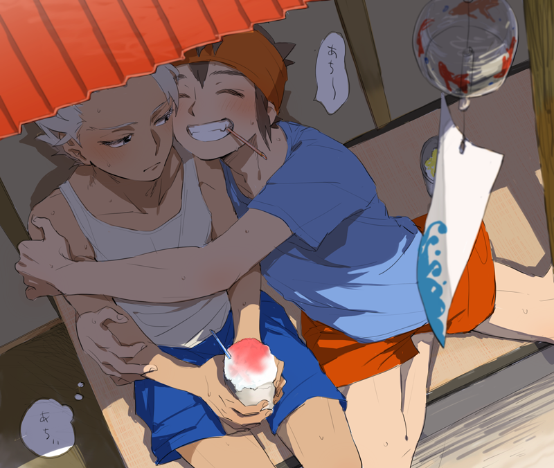 endou mamoru and gouenji shuuya (inazuma eleven go and 1 more) drawn by yunopan_chako