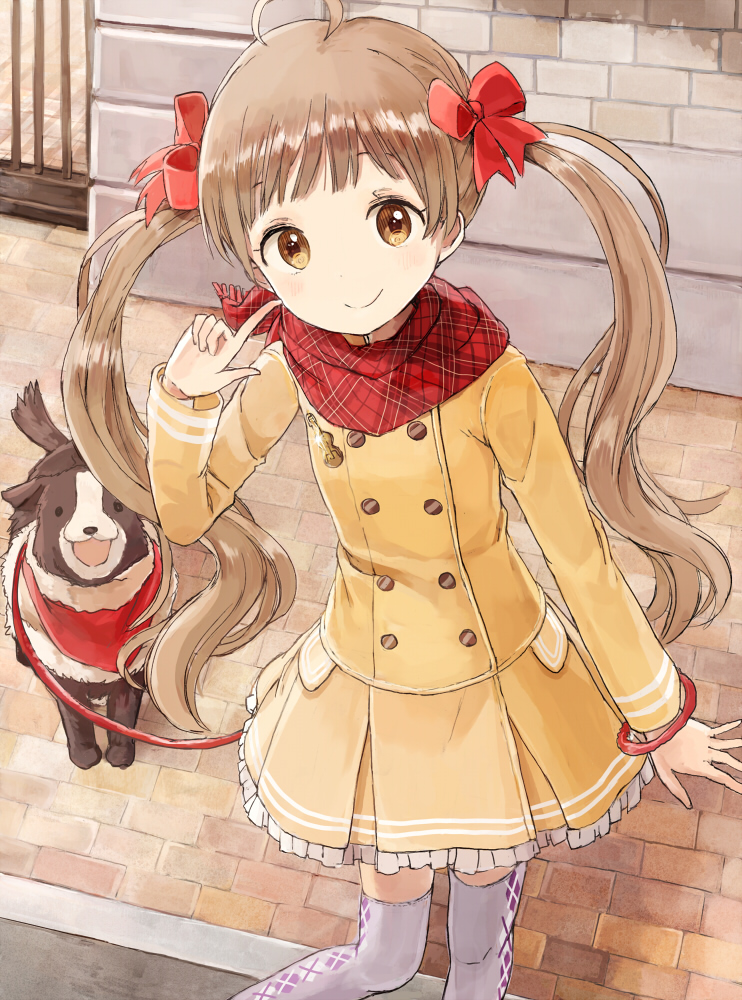 hakozaki serika and junior (idolmaster and 1 more) drawn by nasuna