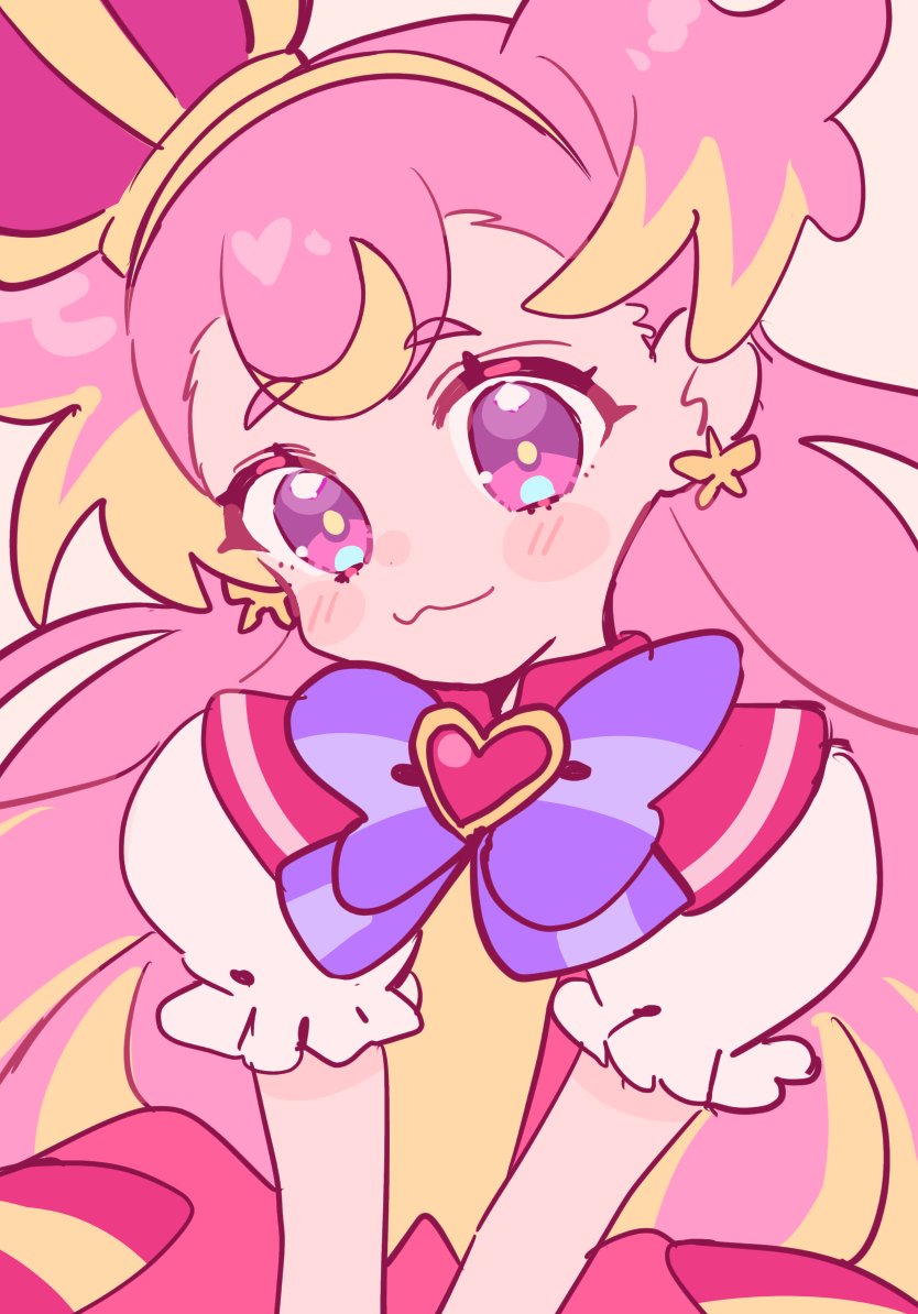 inukai komugi and cure wonderful (precure and 1 more) drawn by mameo_(mameo6416)