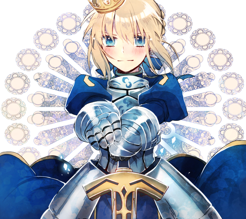 artoria pendragon and saber (fate and 1 more) drawn by kanasiinezimakineko