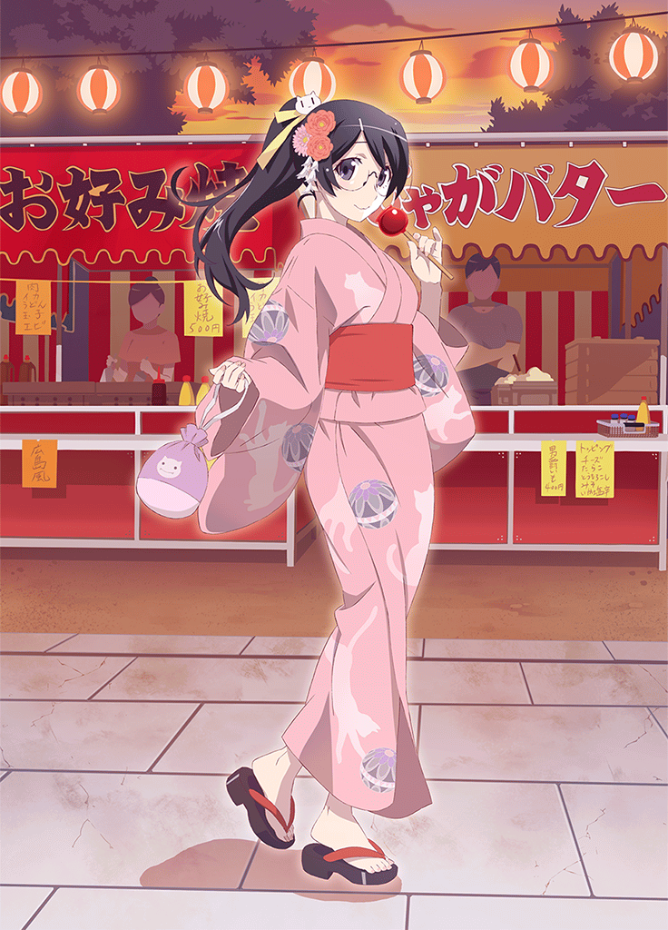 hanekawa tsubasa (monogatari and 1 more) drawn by watanabe_akio