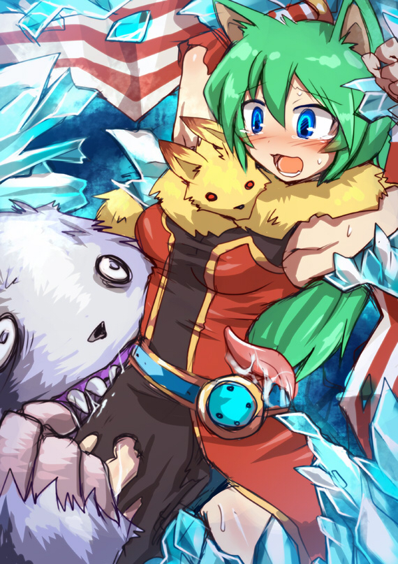 professor and snowier (ragnarok online) drawn by emon-yu
