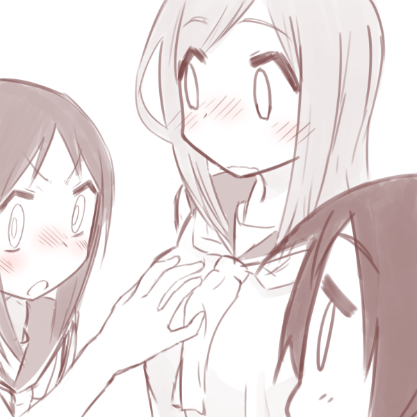 aikawa chiho, okano kei, and hasegawa fumi (yuyushiki) drawn by uasi
