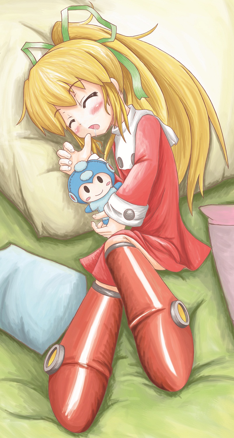 roll and mega man (mega man) drawn by takaramono