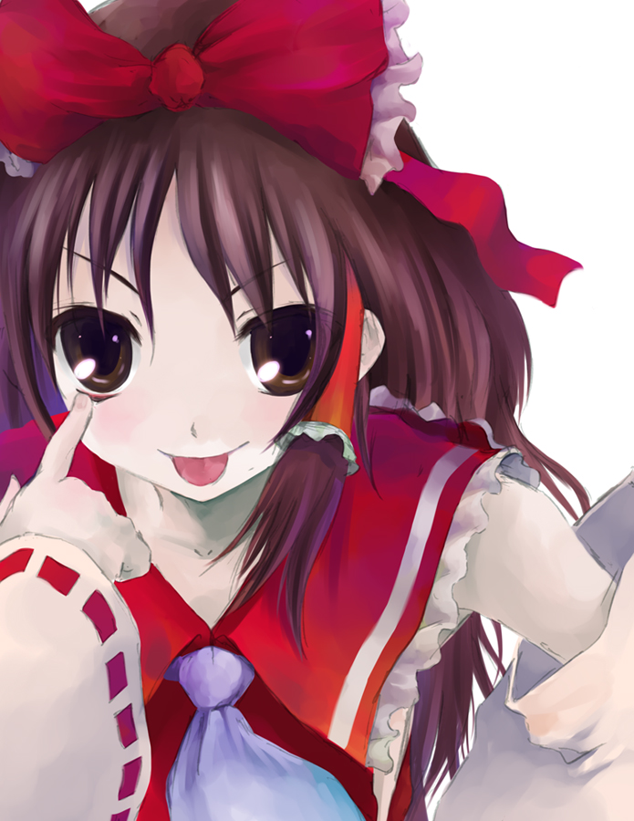 hakurei reimu (touhou and 1 more) drawn by totuka
