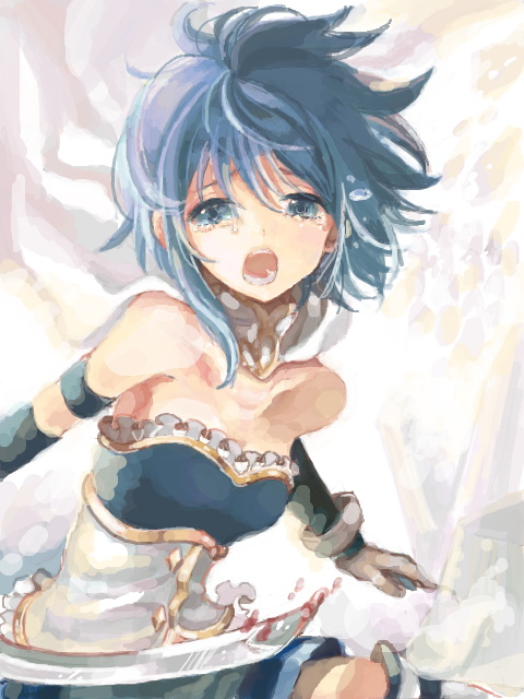miki sayaka (mahou shoujo madoka magica) drawn by j-peg
