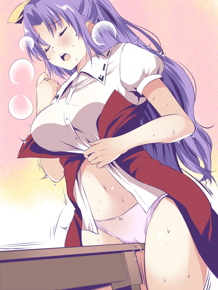 watatsuki no yorihime (touhou) drawn by maki_(seventh_heaven_maxion)