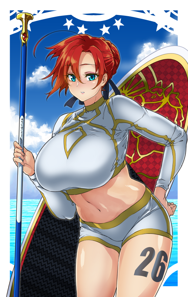 boudica (fate and 1 more) drawn by izuna_nie