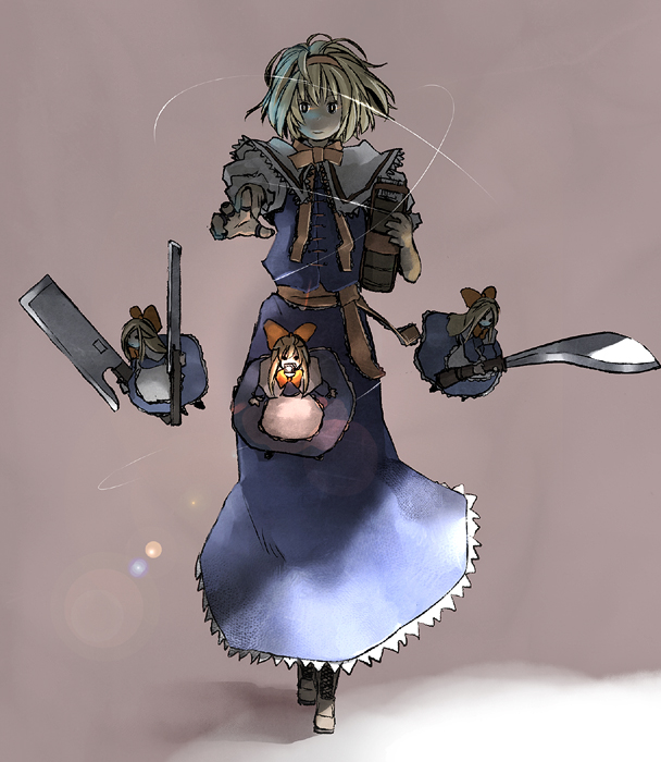 alice margatroid and shanghai doll (touhou) drawn by yanomasashi