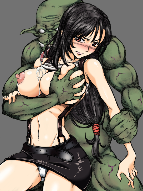 tifa lockhart (final fantasy and 1 more) drawn by walwalwal32