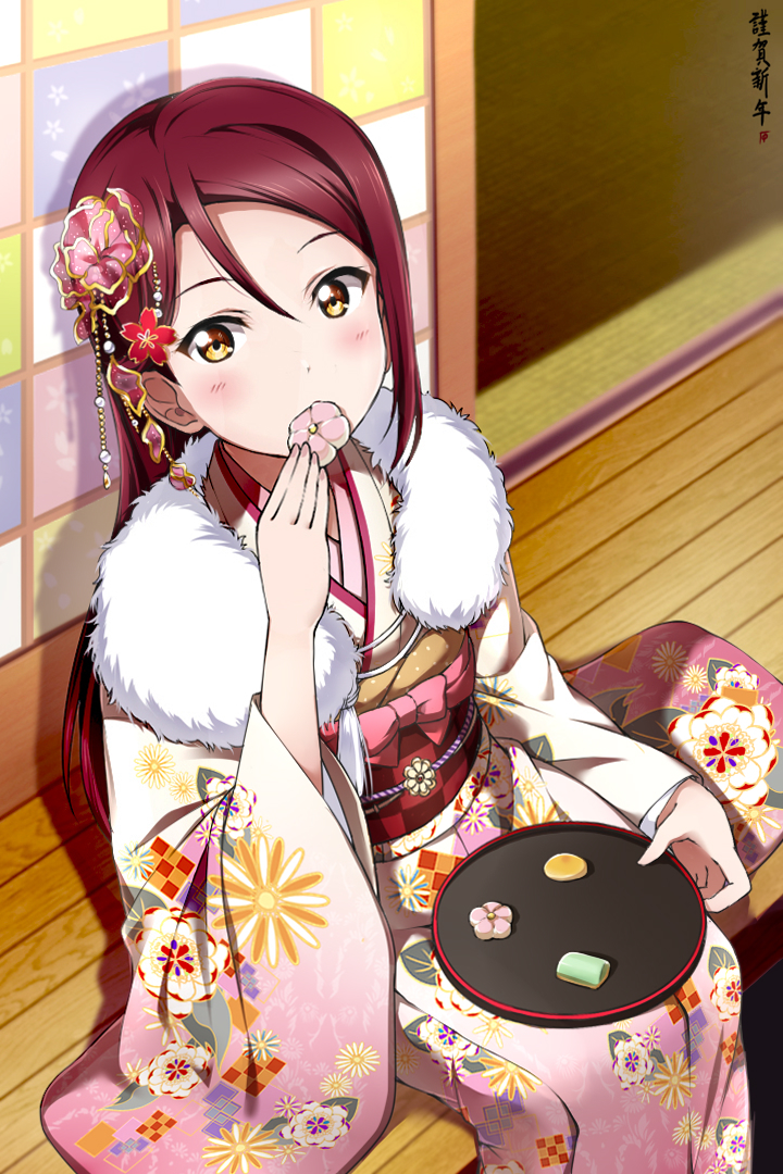 sakurauchi riko (love live! and 1 more) drawn by shiimai