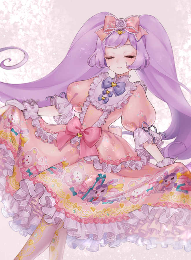 manaka laala, kuma, and usagi (pretty series and 1 more) drawn by nanceee_305