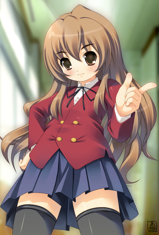 aisaka taiga (toradora!) drawn by akiba_hideki