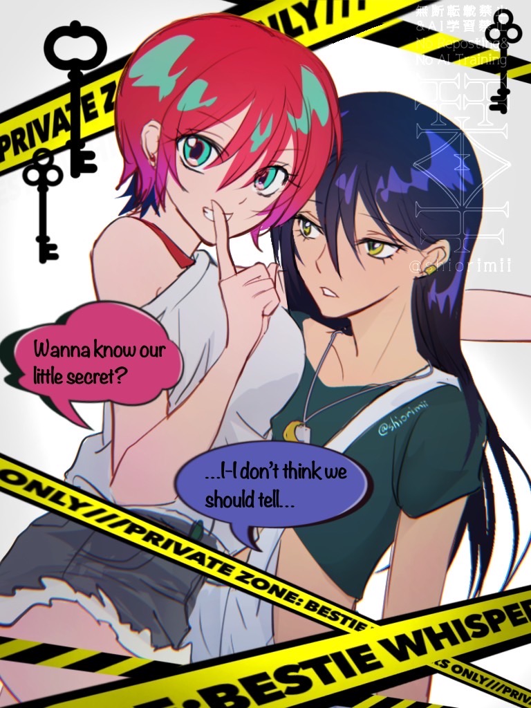 amate yuzuriha and nyaan (gundam and 1 more) drawn by shiorimii