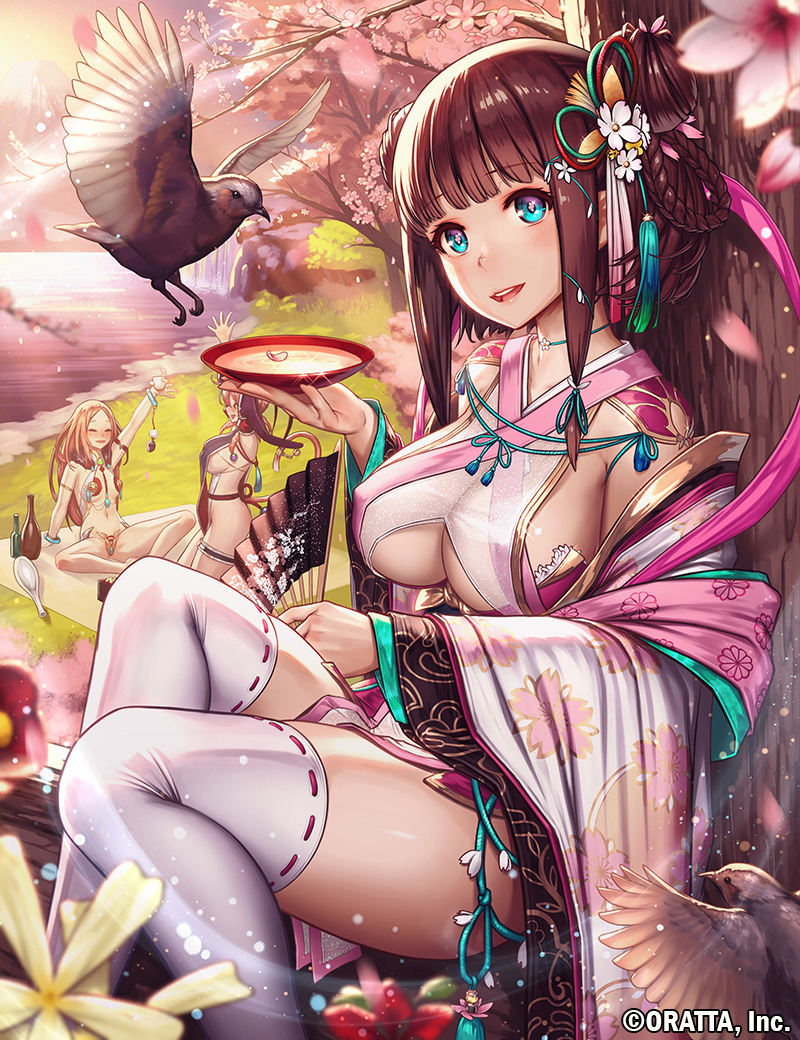 sun shangxiang and konohanasakuya-hime (chloris garden) drawn by mana_(remana)