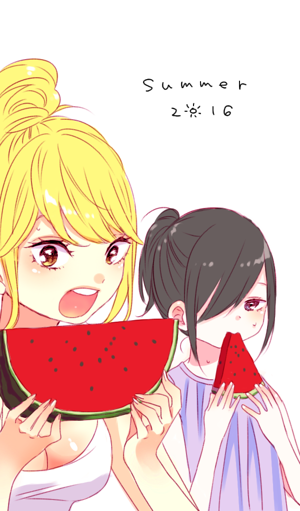 otonashi amane and saotome maria (gal to otaku wa wakari aenai.) drawn by kawai_rou