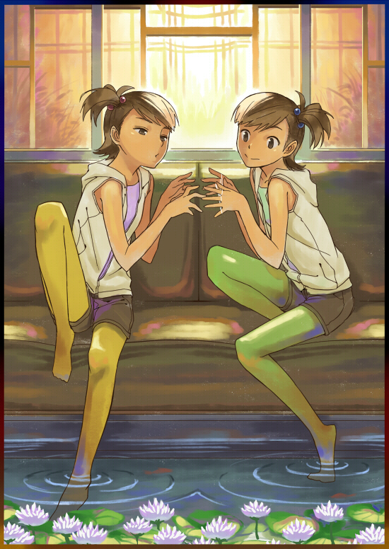 futami mami and futami ami (idolmaster and 1 more) drawn by inu_(aerodog)