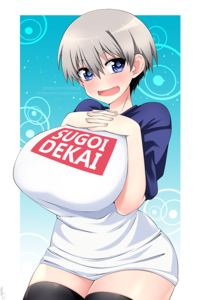 uzaki hana (uzaki-chan wa asobitai!) drawn by lindaroze