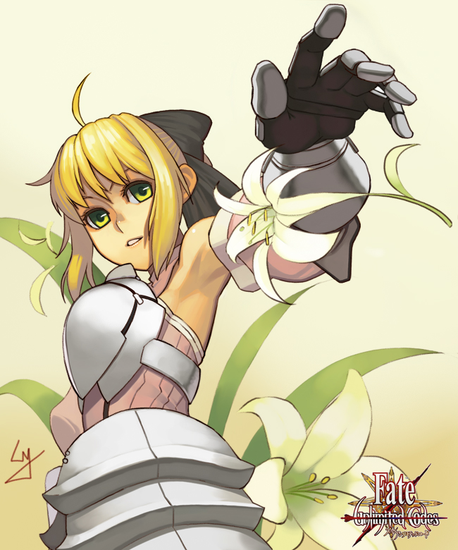 artoria pendragon and saber lily (fate and 2 more) drawn by yuksi