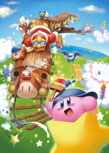 kirby, meta knight, king dedede, magolor, bandana waddle dee, and 5 more (kirby) drawn by rike_(pixiv)