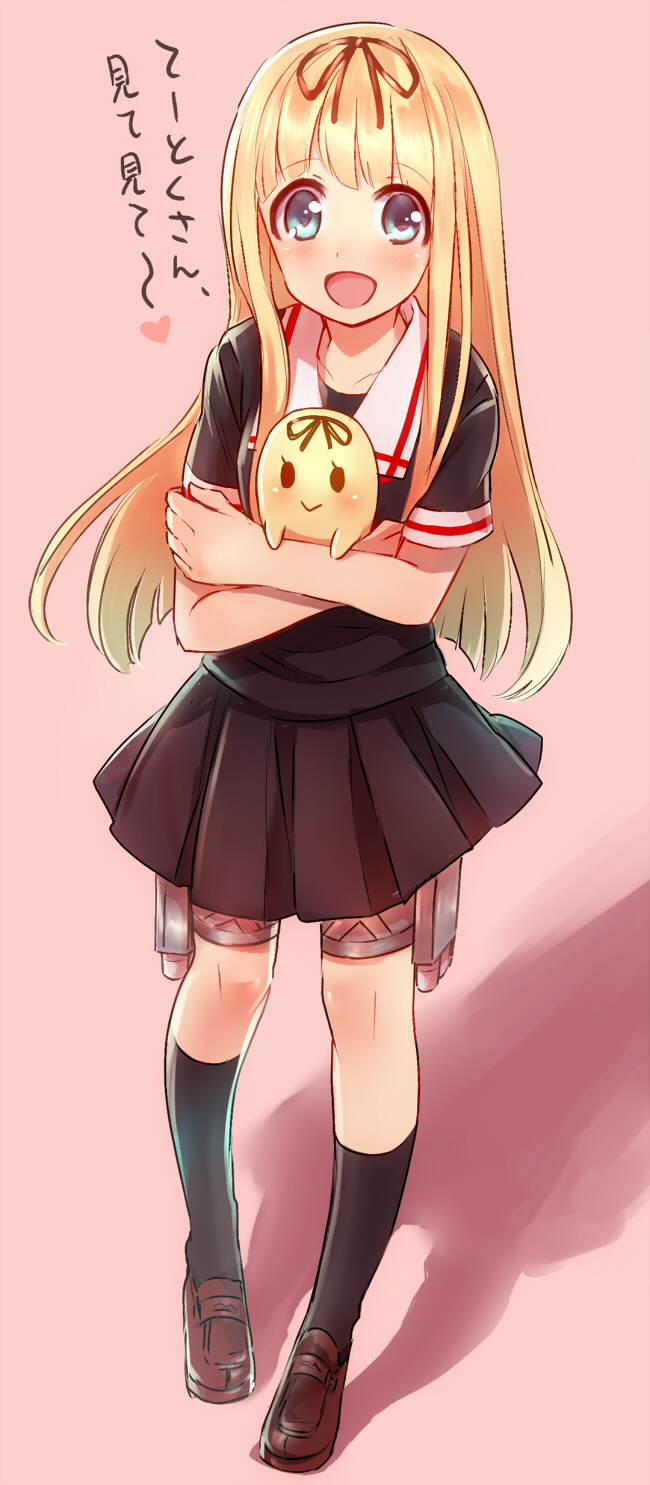 yuudachi and the yuudachi-like creature (kantai collection) drawn by neme