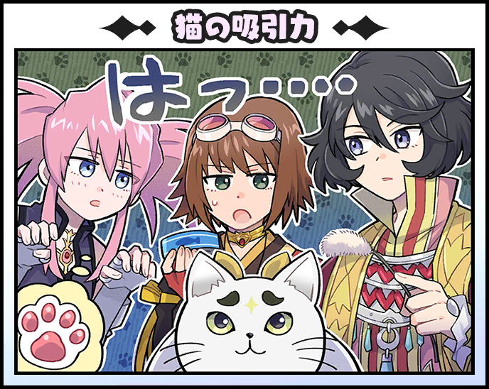 rita mordio, presea combatir, kongwai tao, and morgrim (tales of and 6 more) drawn by kirai_y