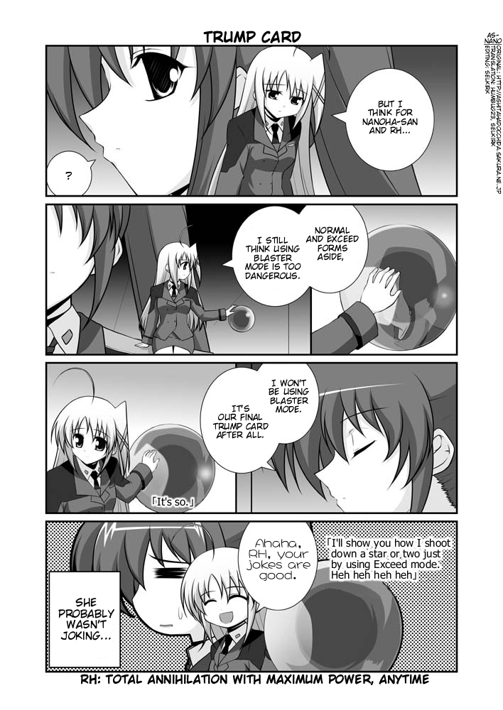 takamachi nanoha and reinforce zwei (lyrical nanoha and 1 more) drawn by mikage_takashi