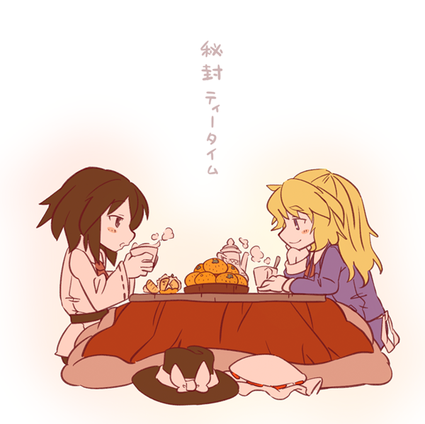 usami renko and maribel hearn (touhou) drawn by byourou