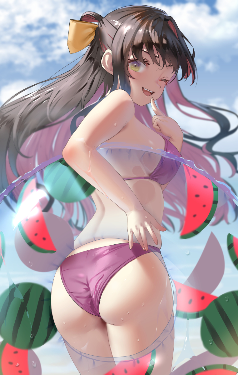 naganami (kantai collection) drawn by satsuki_neko