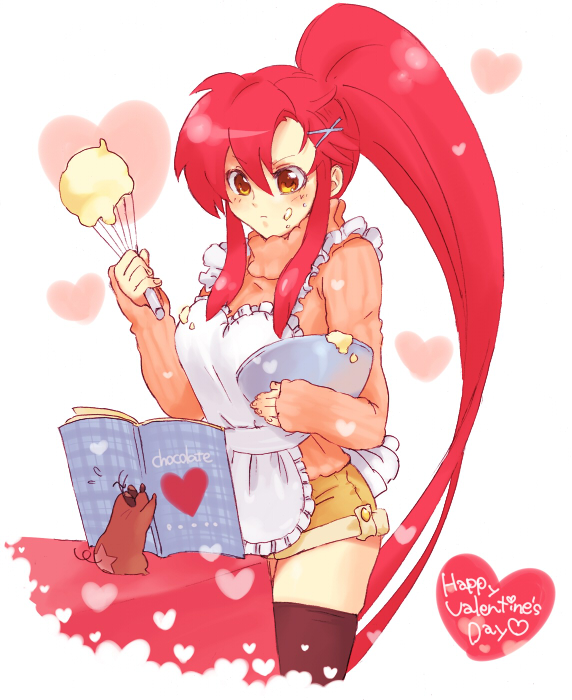 yoko littner and boota (tengen toppa gurren lagann) drawn by sako_(namocake)