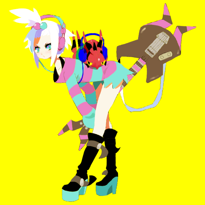 roxie and venipede (pokemon and 1 more) drawn by goruti