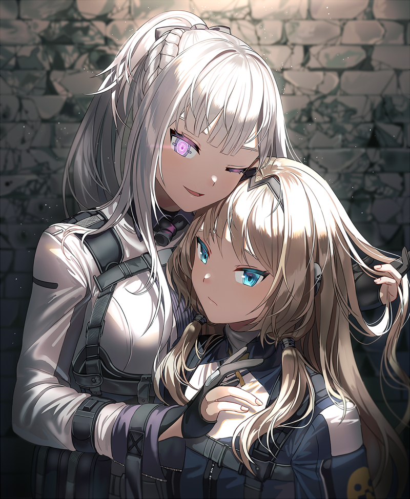 ak-12 and an-94 (girls' frontline) drawn by silence_girl