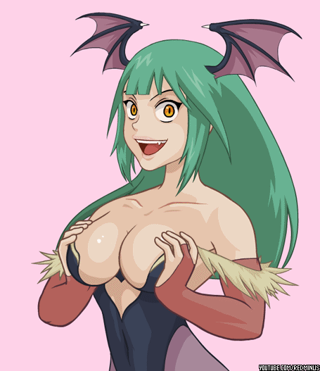 morrigan aensland (darkstalkers and 2 more) drawn by redminus